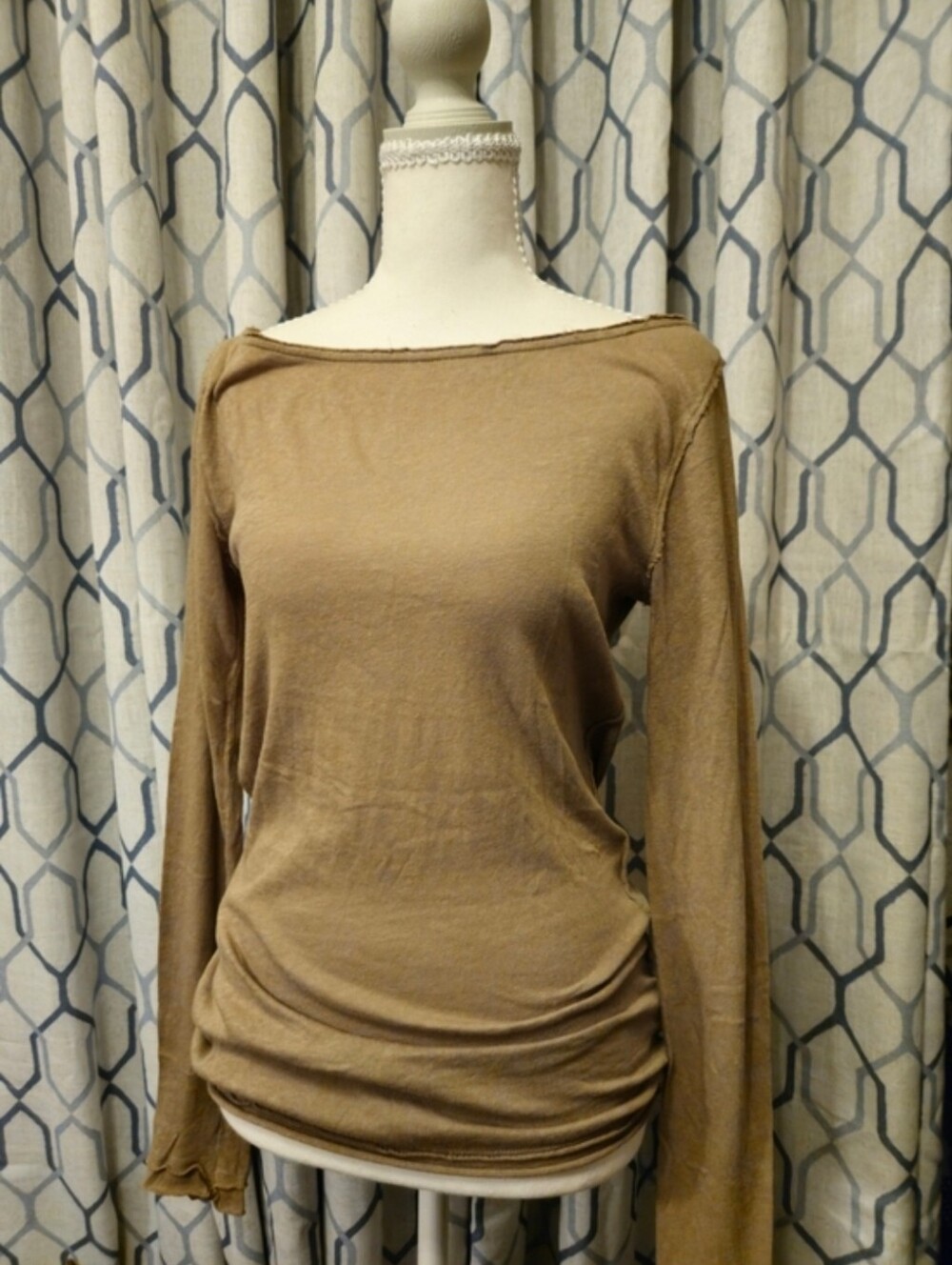 NWT Free People We The Free Most Loved Long Sleeve Tee - Size M Python Colorway - Picture 6 of 7